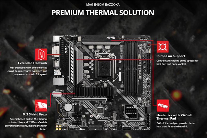 MSI MAG B460M BAZOOKA Motherboard Price in Bangladesh Tech Land BD
